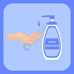 洗手液瓶 洗手插图或标志 vecto图片