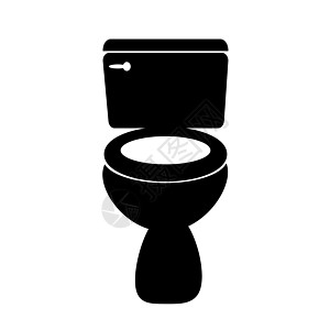卫生间图标白色背景上的厕所图标 厕所标志卫生间曲线制品空气陶瓷绘画座位洗澡男生按钮背景