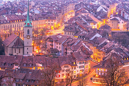 伯尔尼老城 瑞士欧洲首府城市建筑街道建筑学景观石头历史大教堂天际地标图片