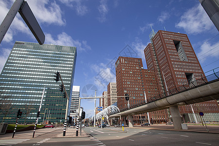 路牙以航空电车铁路b向海牙商业中心看一看背景