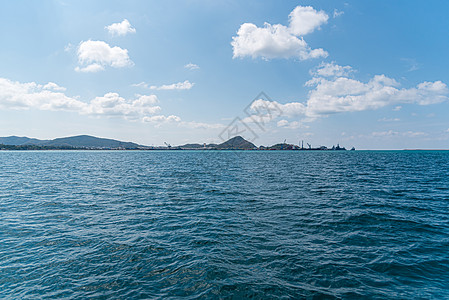 海滩和海洋景观 珊瑚礁岩石海滩海岸线晴天旅行天空美丽波浪海景牡蛎假期旅游图片