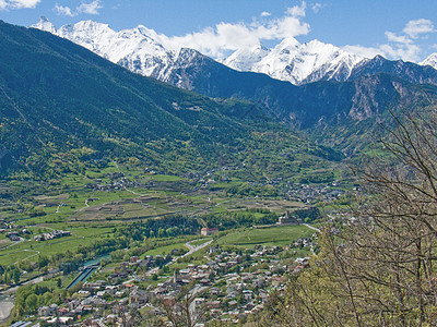 意大利山高山山脉风貌山脉风景背景图片