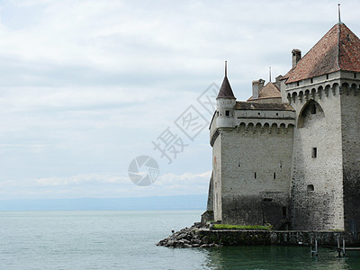 瑞士奇隆 2009年2月8日 奇隆城堡建筑学风景历史建筑假期石头地标图片