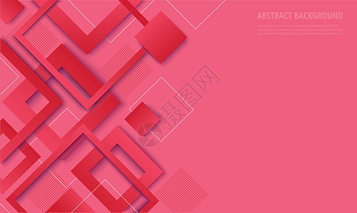 现代粉红色方形渐变时尚背景矢量图 EPS1三角形圆形坡度打印墙纸海报商业创造力技术推介会图片