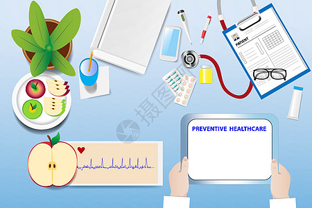 预防保健载体医院科学水果商业诊所桌面植物卫生文档笔记本图片
