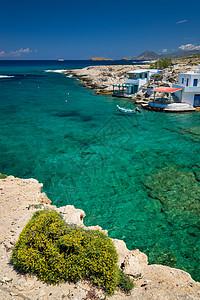 希腊米洛斯岛米塔卡斯村海滩水晶蓝水旅游海景游览支撑钓鱼游客度假村风景海岸村庄图片