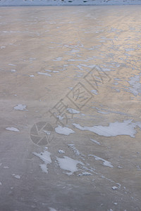 带有滑冰和纹理标记的冰背景曲棍球竞技场划痕体育场分数季节冻结运动水晶溜冰场图片