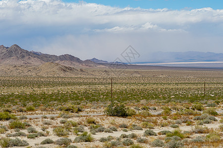 无尽的沙漠道路 冒险在沙漠中旅行土地天空蓝色荒野旅游农村太阳地平线车道驾驶图片