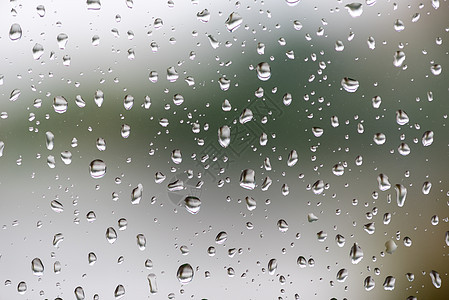 窗户上的水滴天气水分液体宏观蓝色墙纸流动波纹雨滴环境图片