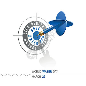 月 22 日 - 世界水日 节约用水概念图片