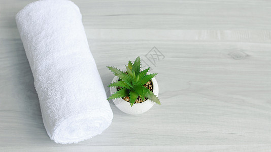 漂亮的白毛巾和洗手间卫生肥皂照片房间绿色白色奢华酒店液体治疗图片