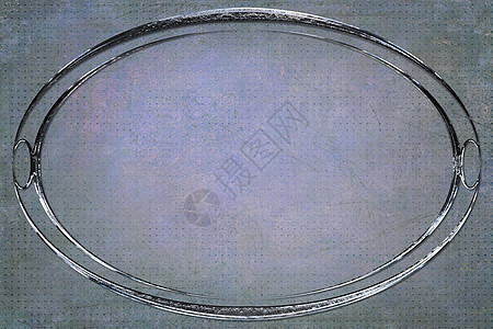 背景与纹理的现代椭圆形框架艺术蓝色金属艺术品证书墙纸漩涡划痕圆圈邀请函图片