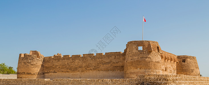 旧阿拉德堡垒文明石头废墟城堡战略石灰石遗迹考古保卫建筑学图片