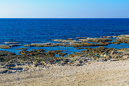 海法岛西摩纳海滩城市假期景观海岸线天空旅游支撑地平线海法旅行图片