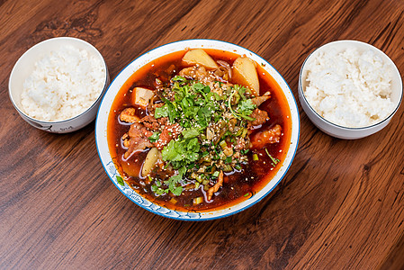 碗中四川毛赛菜盘蔬菜味道家禽食物用餐香料盘子草本植物午餐桌子图片