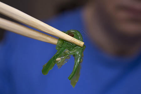 准备吃中国菜美食洋葱绿色午餐油炸蔬菜盘子白色海鲜图片