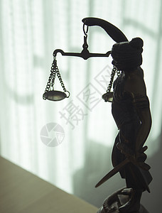 正义的金属雕像象征Themis眼罩青铜立法女士惩罚法庭司法平衡棕色法官图片