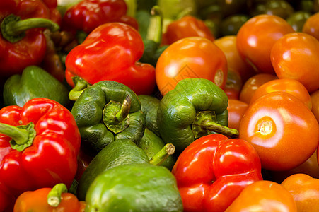 各种蔬菜辣椒 青菜 西红柿食物胡椒市场活力收藏洋葱白色饮食绿色营养图片