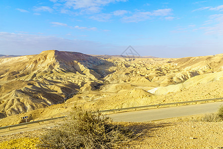 斯德博克附近纳哈勒津的景观内盖夫地区旅行沙漠岩石悬崖风景荒野峡谷图片
