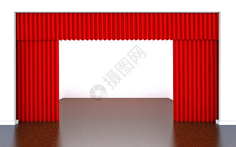 舞台上的幕布  3d 仁德歌剧隐藏入口红色推介会材料展示派对观众音乐会图片