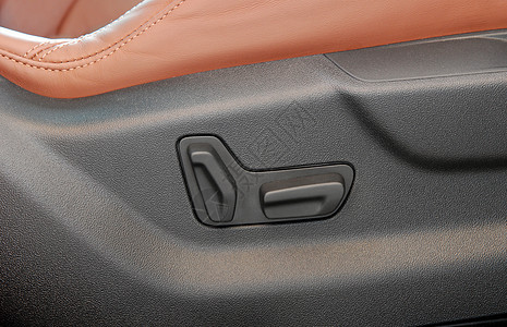 调整座位位置的按钮键椅子车辆电气灰色合金控制皮革家具奢华运输图片
