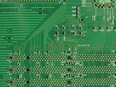 印刷电路板电容器电子蚀刻技术木板痕迹电脑电阻器收音机电子产品图片