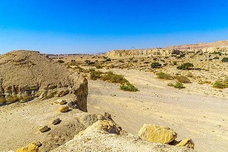 地貌景观和马尔石岩岩层爬坡死海岩石矿物石头沙漠旅行悬崖地质学地标图片