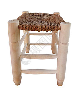 木制电椅隔绝装饰古董椅子剪裁风格座位柳条凳子木头工艺图片