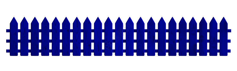 木长围栏-蓝色图片