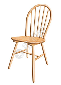 与世隔绝的木制椅子工艺家具凳子木头插图古董棕色座位3d个性图片