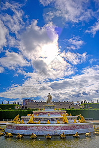 法国凡尔赛王宫城堡旅游喷泉花园旅行雕像地标建筑学公园建筑图片