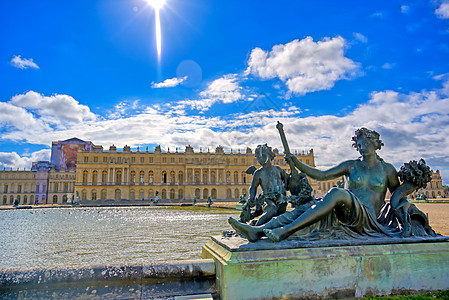 法国凡尔赛王宫建筑城堡遗产花园公园风景旅行皇家旅游地标图片
