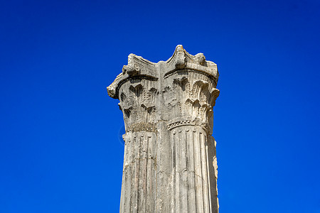 摩洛哥穆拉伊德里斯的古董文化大理石建筑学旅行考古学石头历史文明旅游图片