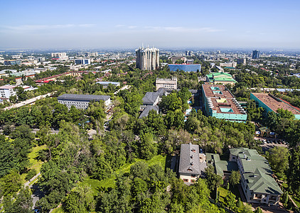 阿拉木图航空视图联合体天际景观天空国家住房天线旅行场景风景图片