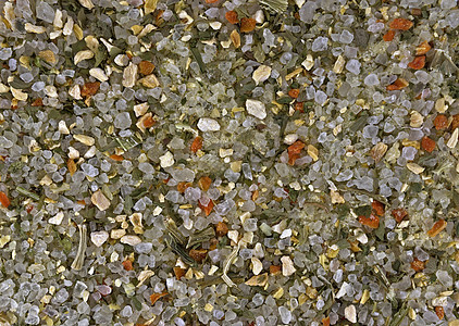 海盐海盐背景调味品厨房宏观迷迭香水晶食物芳香草本植物香料绿色图片