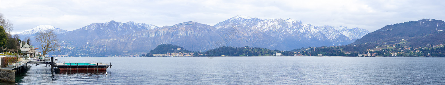 科莫湖旅行蓝色村庄风景假期天空海岸全景支撑图片