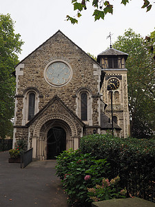 伦敦的圣大公旧教堂地标建筑学城市景观教会建筑英语图片