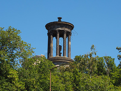 爱丁堡Calton Hill的纪念碑地标景观爬坡建筑建筑学城市管家图片