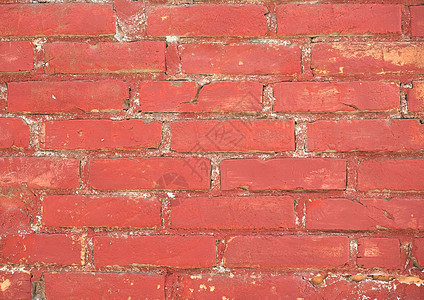 红砖墙壁背景空白建造建筑红色图片
