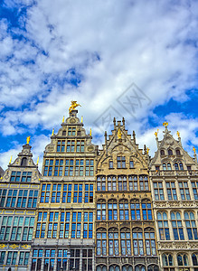比利时安特卫普历史性旅行文化地标市场遗产天空正方形街道旅游图片