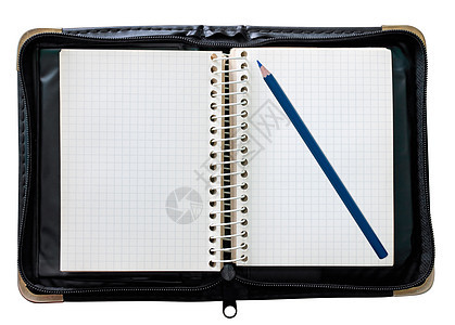 笔记纸黑蓝铅笔图片