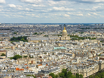 巴黎视图中心首都文化景观建筑城市旅游天际全景场景图片