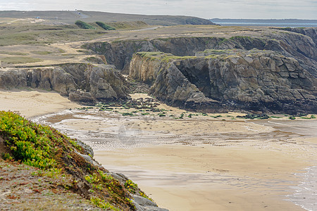 Quiberon半岛的沿海景观图片