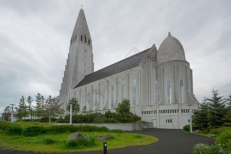 位于雷克雅未克的哈尔格林斯基奇加教堂建筑宗教地标景观旅游教堂首都城市建筑学市中心图片