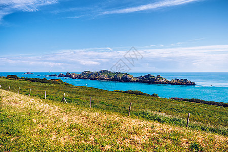 法国坎昆 布列塔尼 欧洲 日内瓦旅行阳光海浪海岸海景太阳全景海岸线天际岩石图片