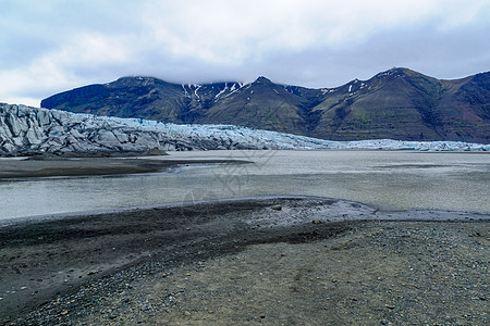 冰岛南部冰川白色旅行蓝色火山气候公园旅游冰山国家图片