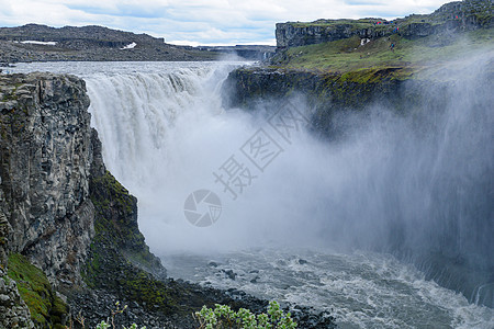 Dettifos瀑布 冰岛东北部旅行溪流巨石岩石风景国家荒野旅游石头力量图片