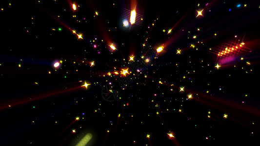 太空中的彩色星星爆炸派对天空庆典活力墙纸星座闪电射线辉光乐趣图片