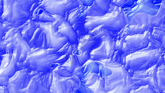 蓝色水汪汪的 3d 纹理抽象绘画水彩画墙纸水样插图墨水艺术水彩运动液体图片