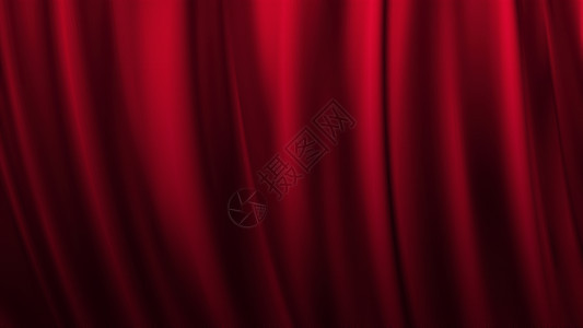 红色舞台剧场幕布背景图片